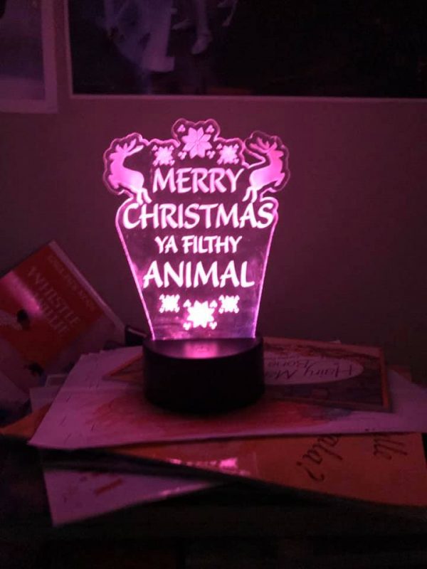 MERRY XMAS YA FILTHY ANIMAL